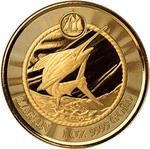 Cayman Islands / Gold Ounce 2023 Marlin - reverse photo