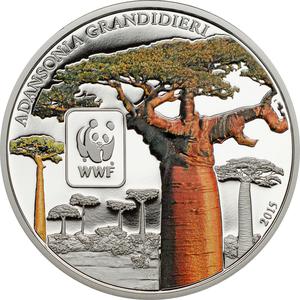 Central African Republic / One Hundred Francs 2015 Baobab - reverse photo