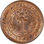 Half Cent 1901: Photo Coin, Ceylon, British, Half Cent 1901 / thumbnail