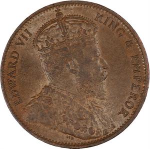 Ceylon, British / One Cent 1910 - obverse photo