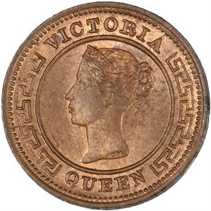 Ceylon, British / Quarter Cent 1890 - obverse photo