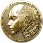 Chad / Gold Tenth-Ounce 2025 AI Coin - reverse photo