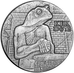 Chad / Silver Five Ounces 2022 Kek - reverse photo