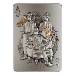 Chad / Silver Two Ounces 2025 Genovese Crime Family - reverse photo