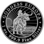 Chad / Silver Ounce 2023 Goddess Europa - reverse photo