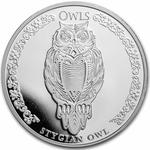 Chad / Silver Ounce 2024 Silver Owls - Stygian Owl - reverse photo