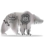 Silver Ounce 2021 Bear Shape: Photo Coin, Chad, Silver Ounce 2021 Bear Shape / thumbnail