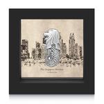 Silver Two Ounces 2018 Singapore Merlion: Photo Coin, Chad, Silver Two Ounces 2018 Singapore Merlion / thumbnail