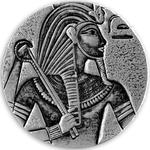 Silver Five Ounces 2016 King Tut: Photo Coin, Chad, Silver Five Ounces 2016 King Tut / thumbnail