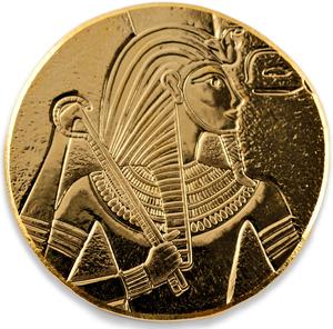 Chad / Gold Ounce 2017 King Tut - reverse photo