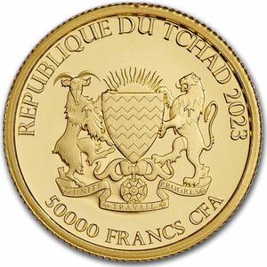 Chad / Gold Tenth-Ounce 2023 Bull and Bear - obverse photo
