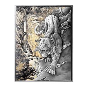 Chad / Silver Two Ounces 2022 Tiger from the Mountains - reverse photo
