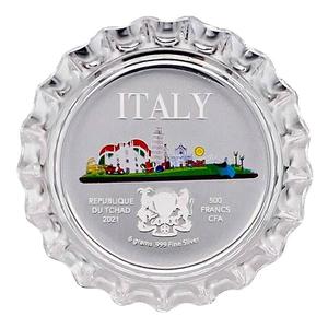 Chad / Silver Six Grams 2022 Bottle Cap - Italy - obverse photo