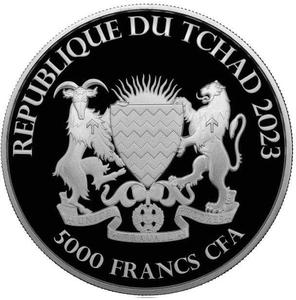 Chad / Silver Ounce 2023 Goddess Europa - obverse photo