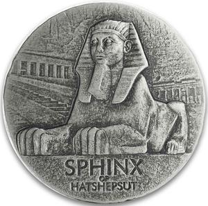 Chad / Silver Five Ounces 2019 Sphinx of Hatshepsut - reverse photo