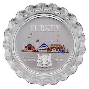 Chad / Silver Six Grams 2022 Bottle Cap - Turkey - obverse photo