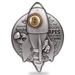 Silver Ounce 2022 Bitcoin Rocket: Photo Coin, Chad, Silver Ounce 2022 Bitcoin Rocket / thumbnail