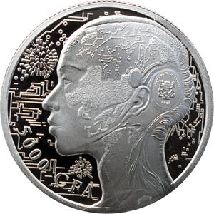 Chad / Silver Ounce 2023 AI Coin - obverse photo