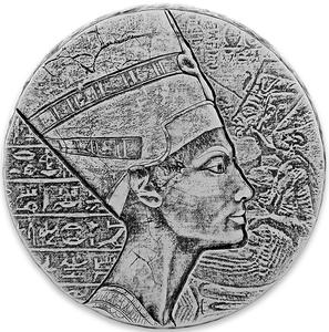 Chad / Silver Five Ounces 2017 Queen Nefertiti - reverse photo
