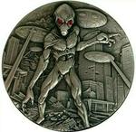 Silver Two Ounces 2018 Alien Invasion: Photo Coin, Chad, Silver Two Ounces 2018 Alien Invasion / thumbnail