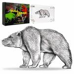 Silver Ounce 2021 Bear Shape: Photo Coin, Chad, Silver Ounce 2021 Bear Shape / thumbnail