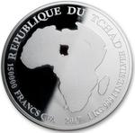 Chad / Silver Kilo 2017 African Lion - obverse photo