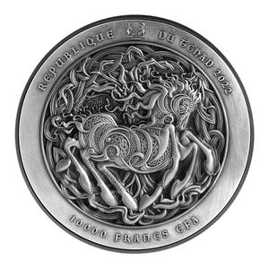 Chad / Silver Two Ounces 2022 Ascension of Sleipnir - reverse photo
