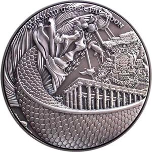 Chad / Silver Two Ounces 2022 Mermaid Under the Moon - obverse photo