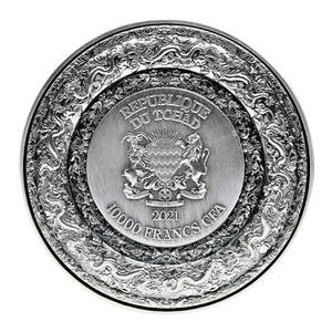 Chad / Silver Two Ounces 2021 The Forbidden Dragon - obverse photo