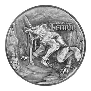 Chad / Silver Two Ounces 2021 The Binding of Fenrir - reverse photo