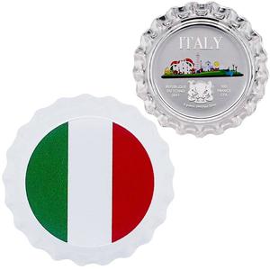 Chad / Silver Six Grams 2022 Bottle Cap - Italy - reverse photo