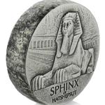 Silver Five Ounces 2019 Sphinx of Hatshepsut: Photo Coin, Chad, Silver Five Ounces 2019 Sphinx / thumbnail