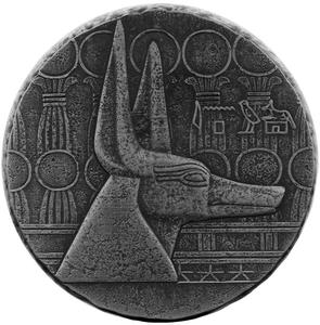 Chad / Silver Five Ounces 2021 Anubis - reverse photo