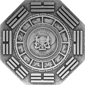 Chad / Silver Five Ounces 2020 Manjusri - obverse photo