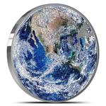 Silver Ounce 2022 Earth Puzzle: Photo Coin, Chad, Silver Ounce 2022 Earth Puzzle / thumbnail