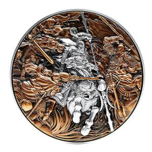 Chad / Silver Two Ounces 2021 Lu Bu - reverse photo