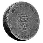 Silver Five Ounces 2021 Anubis: Photo Coin, Chad, Silver Five Ounces 2021 Anubis / thumbnail