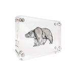 Silver Ounce 2021 Bear Shape: Photo Coin, Chad, Silver Ounce 2021 Bear Shape / thumbnail
