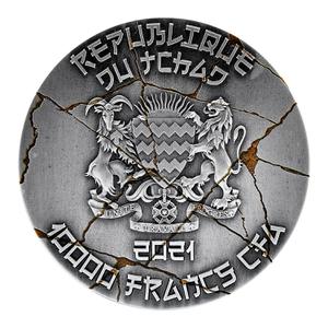 Chad / Silver Two Ounces 2021 Yasuke - obverse photo