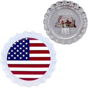 Chad / Silver Six Grams 2022 Bottle Cap - USA - reverse photo