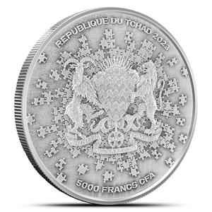 Chad / Silver Ounce 2023 Mars Puzzle - obverse photo