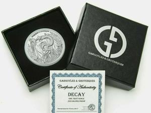 Chad / Silver Ounce 2017 Gargoyles - obverse photo
