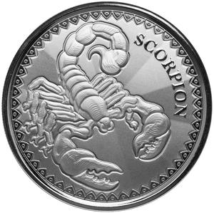 Chad / Silver Ounce 2022 Chad Scorpion - reverse photo