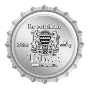 Chad / Silver Six Grams 2022 Bottle Cap - Van Gogh - obverse photo