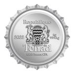 Silver Six Grams 2022 Bottle Cap - Van Gogh: Photo Coin, Chad, One Thousand Francs Silver 2022 Bottle Cap - Van Gogh / thumbnail