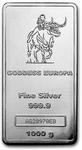 Silver Kilo 2023 Goddess Europa: Photo 1 kilo Silver Coin Bar - 2023 Chad 100000 CFA Goddess Europa / thumbnail