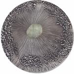 Silver Five Ounces 2017 Libyan Desert Glass Meteorite: Photo Coin, Chad, Silver Five Ounces 2017 Libyan Desert Glass Meteorite / thumbnail