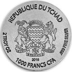 Silver Two Ounces 2016 Horus: Photo Coin, Chad, Silver Two Ounces 2016 Horus / thumbnail