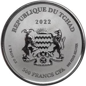 Chad / Silver Ounce 2022 Chad Scorpion - obverse photo