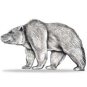 Chad / Silver Ounce 2021 Bear Shape - obverse photo